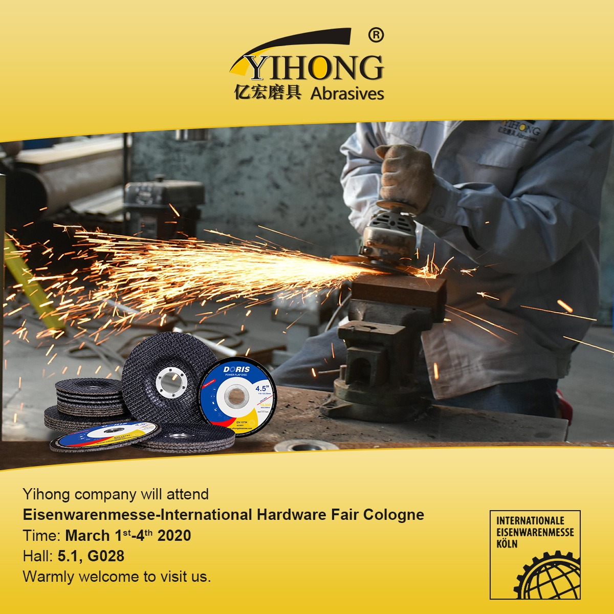 2020 cologne hardware fair_X-LOCK angle grinders_zirconia flap disc_flap wheel factory_aluminiium oxide abrasive belt 2020 cologne hardware fair_X-LOCK angle grinders_zirconia flap disc_flap wheel factory_aluminiium oxide abrasive belt